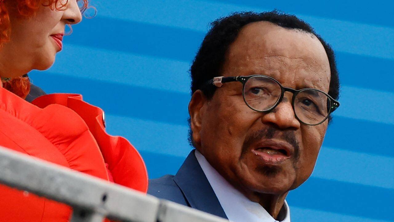 Paul Biya lors d’élections au Cameroun