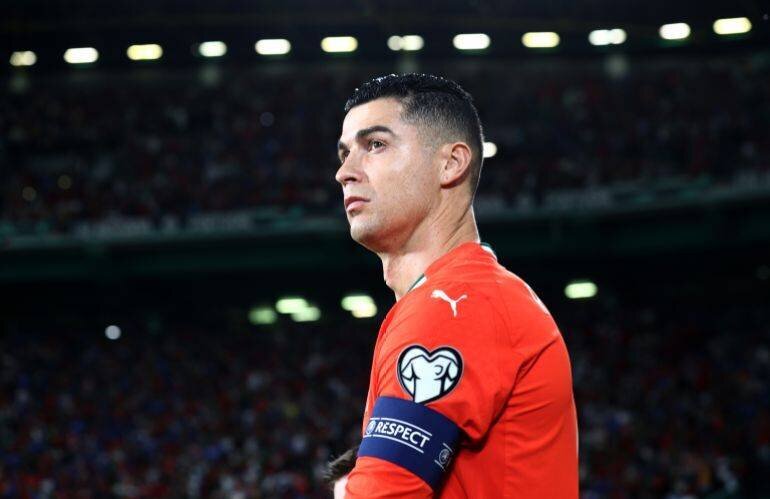 Cristiano Ronaldo avant un match qualificatif pour la Coupe du Monde 2026 à Lisbonne