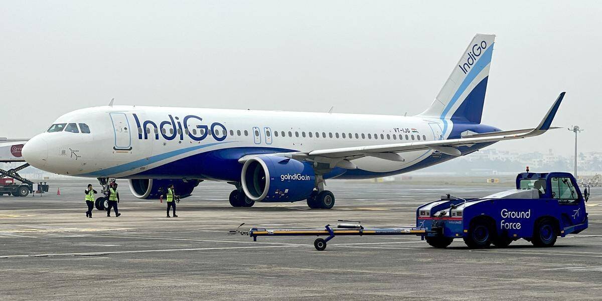 Arrivée d’un avion IndiGo reliant Calcutta à Canton