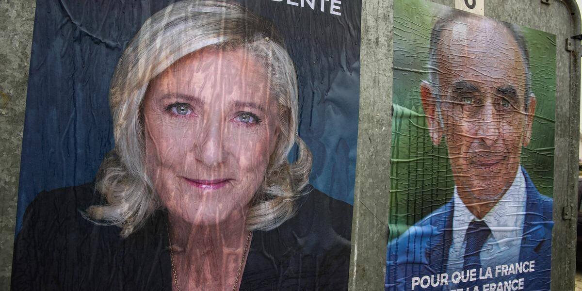 Éric Zemmour lors d'une allocution politique