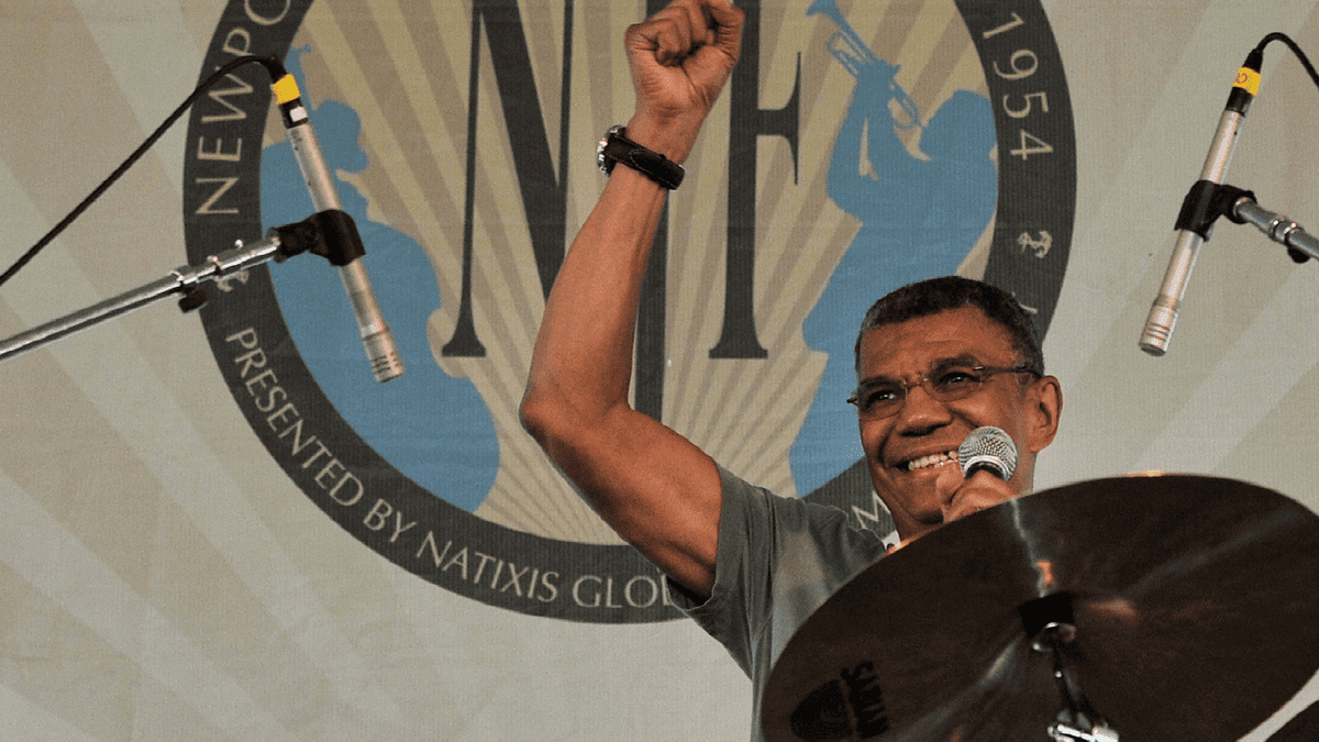 Photo de Jack DeJohnette, batteur de jazz américain