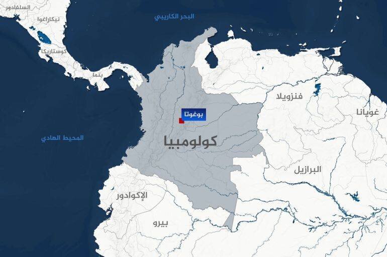 Carte de la Colombie