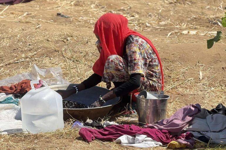 Conditions des déplacés à Touila - tentes et abris précaires