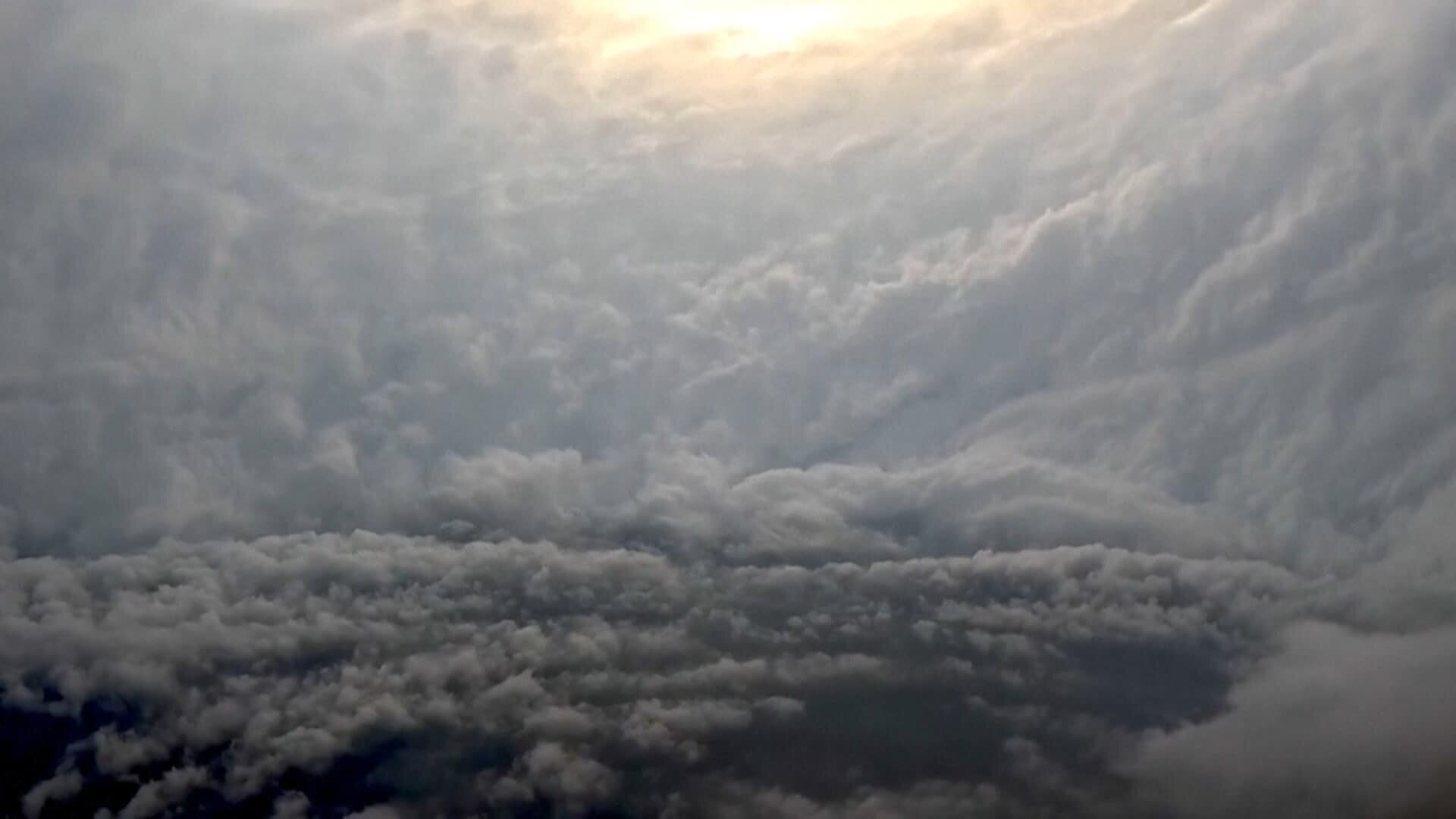 Vue aérienne d’un ouragan Melissa au-dessus des Caraïbes