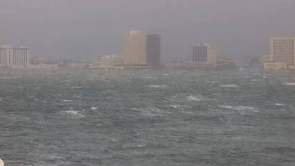 Harbour de Kingston avant l'arrivée de Melissa