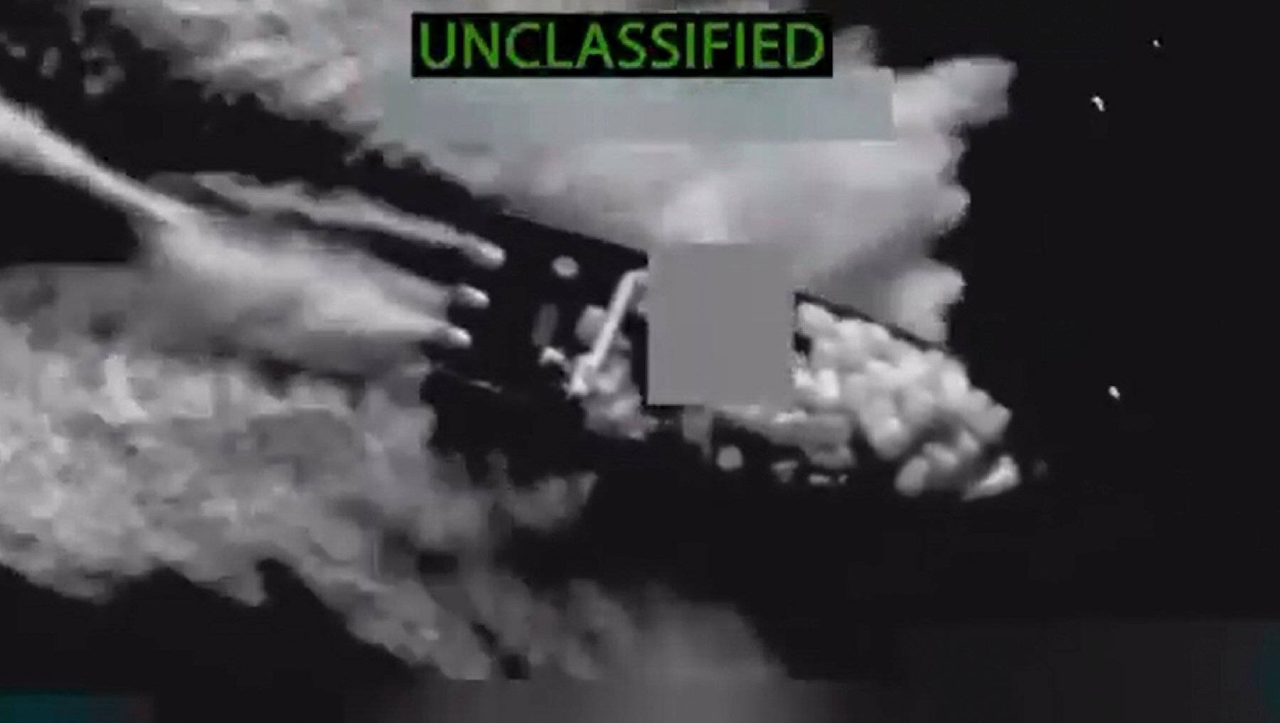 Photo AFP associée à l'annonce des frappes militaires