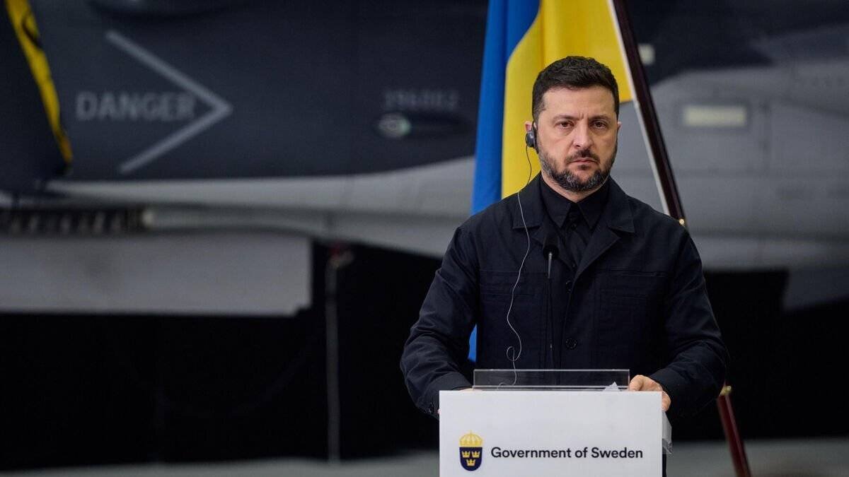 Zelensky lors d’un briefing près de Pokrovsk