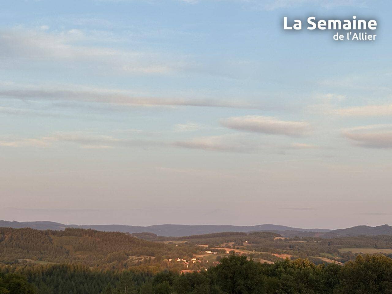 Ciel estival dans le Bourbonnais
