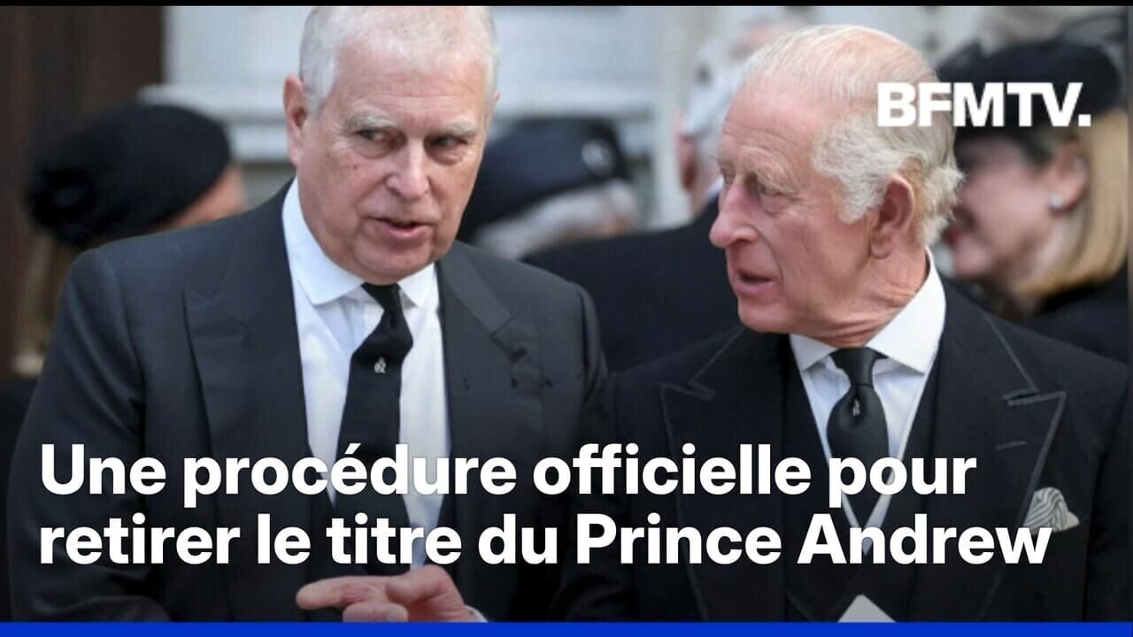 Le roi Charles III retire le titre de prince à son frère Andrew