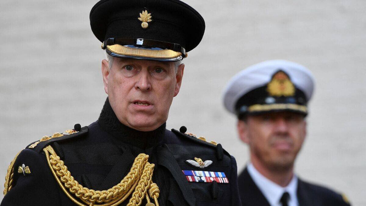 L'ex-prince Andrew lors d'un événement