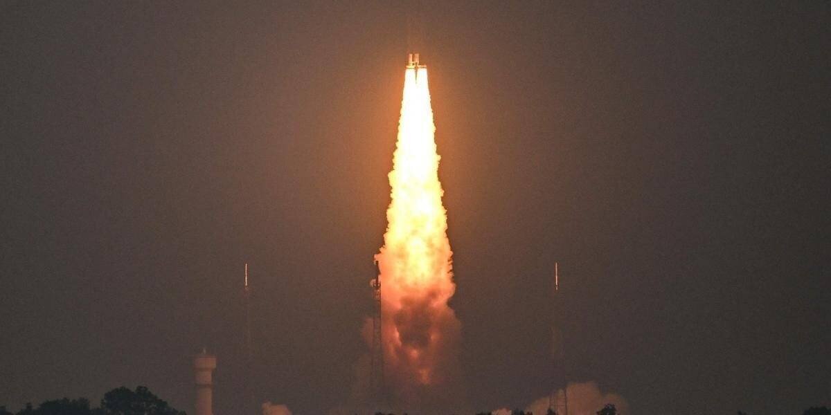 Vue du CMS-03 après son lancement