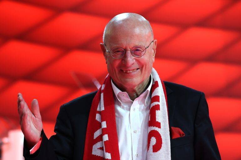 Herbert Hainer lors de l'assemblée générale du Bayern Munich