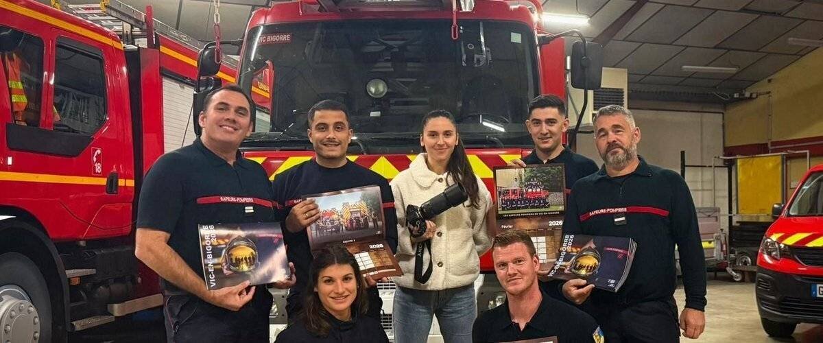 Calendrier des pompiers Amicale Vic-en-Bigorre