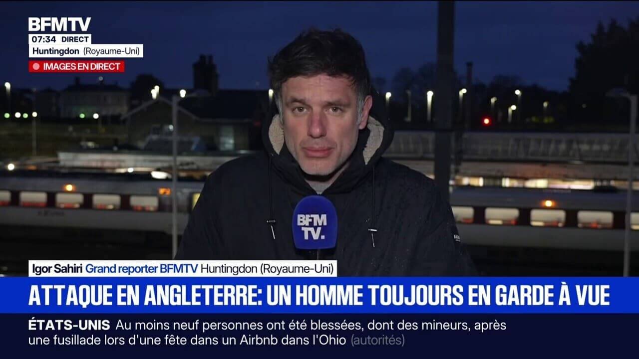 Intervention policière dans un train britannique après l'attaque