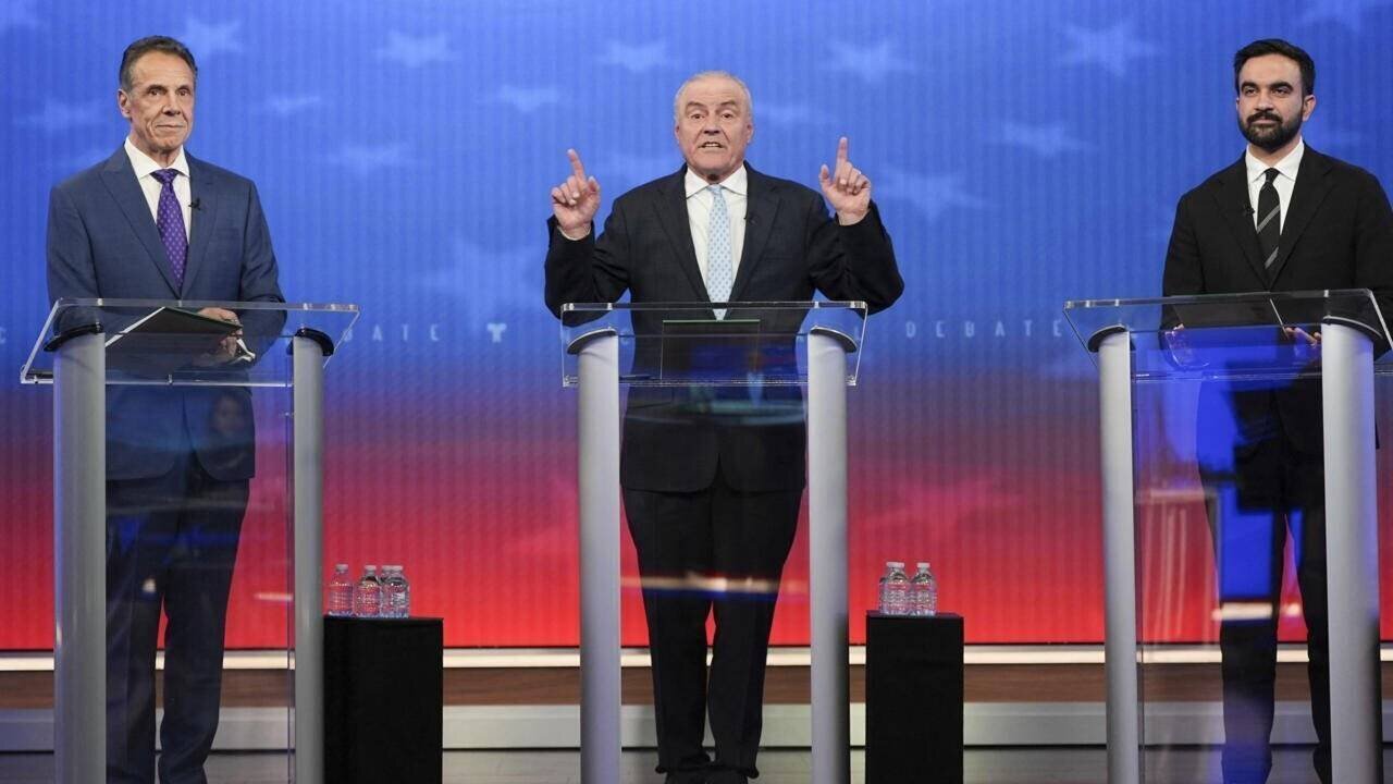 Zohran Mamdani en campagne à New York