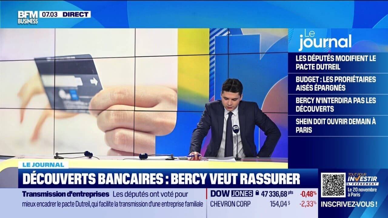 Illustration d'un découvert bancaire et clarification