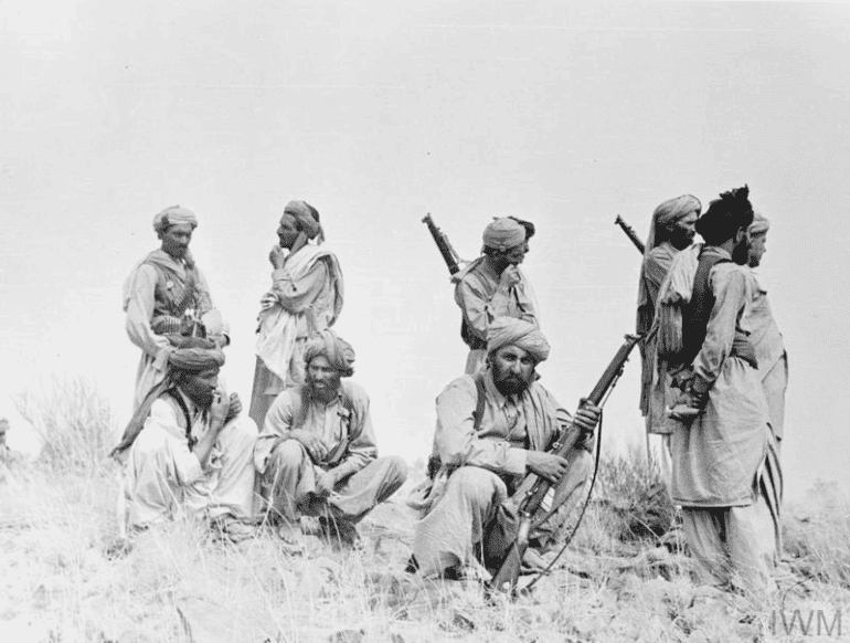 Combattants afghans pendant la guerre anglo‑afghane de 1919 (Getty)