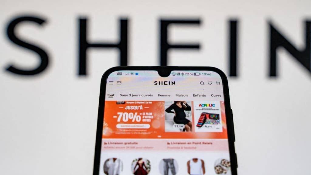Capture illustrant la plateforme Shein et sa marketplace