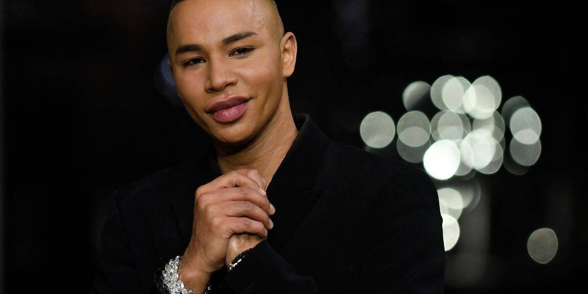 Portrait du directeur artistique Olivier Rousteing lors du départ