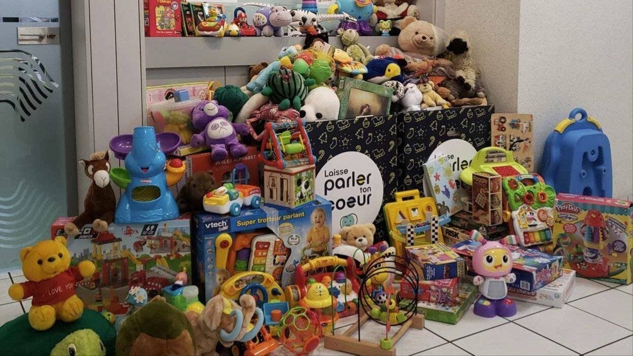 Collecte solidaire de jouets en Beaujolais