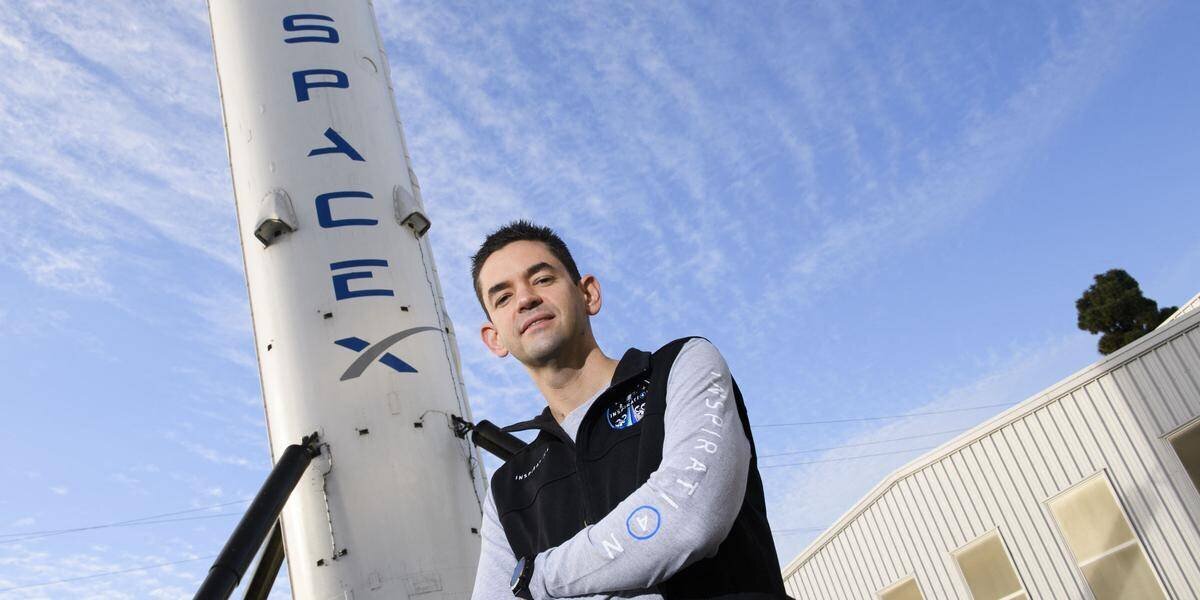 Trump et Jared Isaacman lors d'un événement NASA