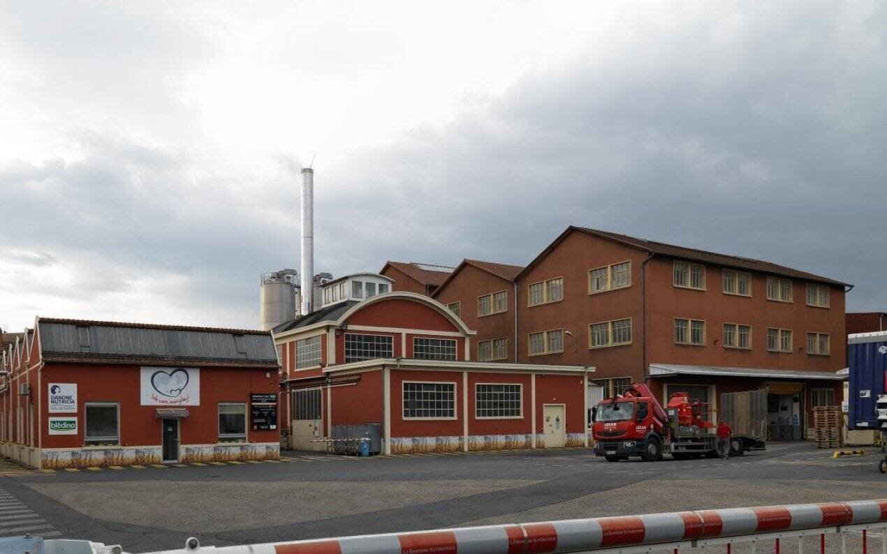 Vue du site Blédina à Villefranche-sur-Saône
