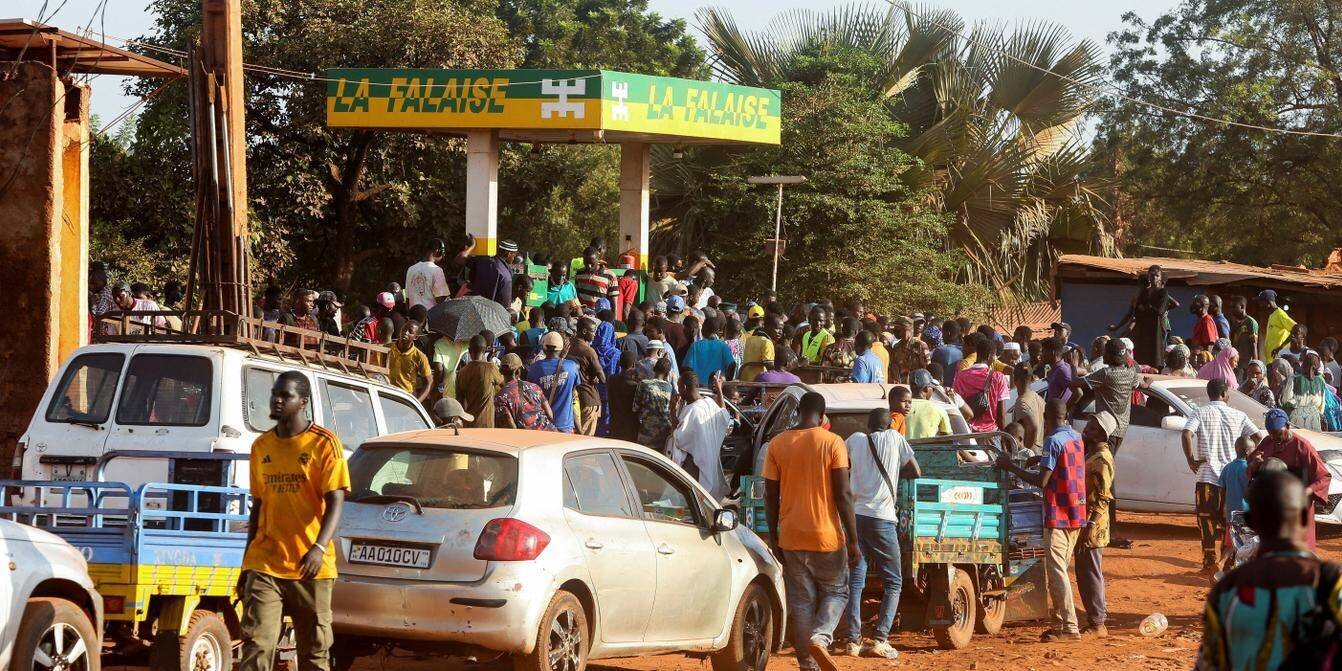 Vue aérienne montrant les zones touchées par les violences au Mali