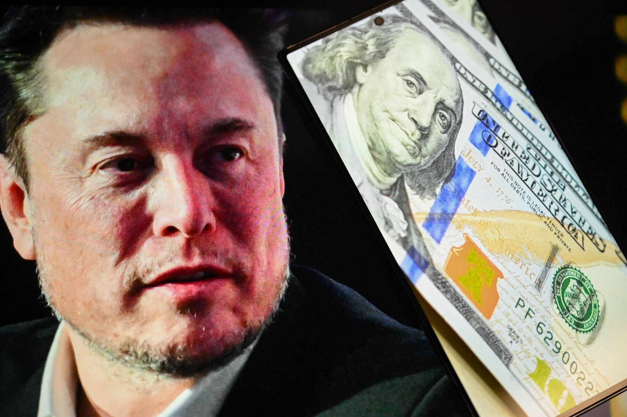 Elon Musk lors d'une assemblée générale Tesla