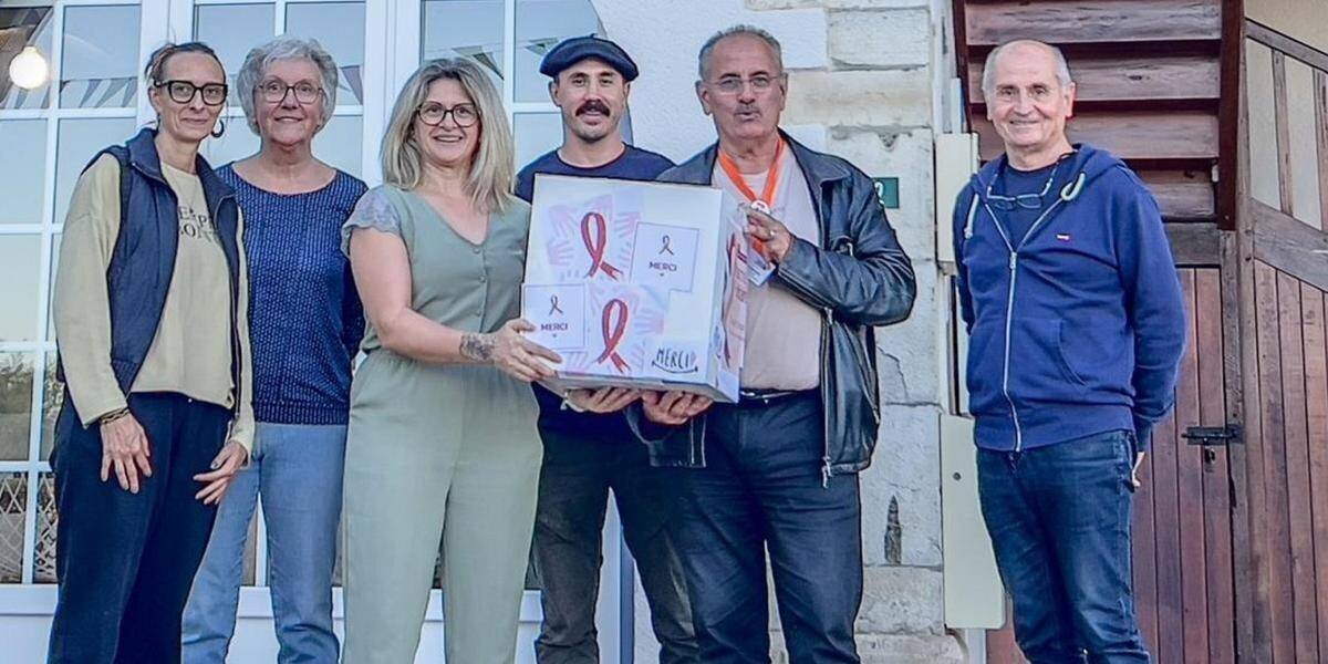 Marche rose à Garrey