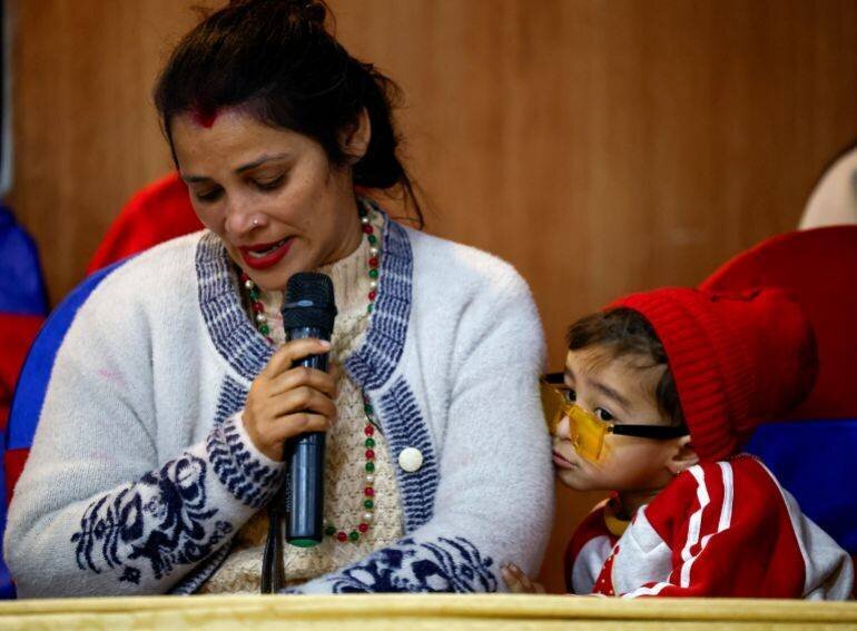 Familles demandant le retour de leurs proches recrutés pour combattre en Ukraine