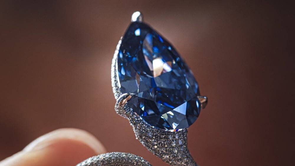 Mellon Blue, diamant bleu de 9,51 carats