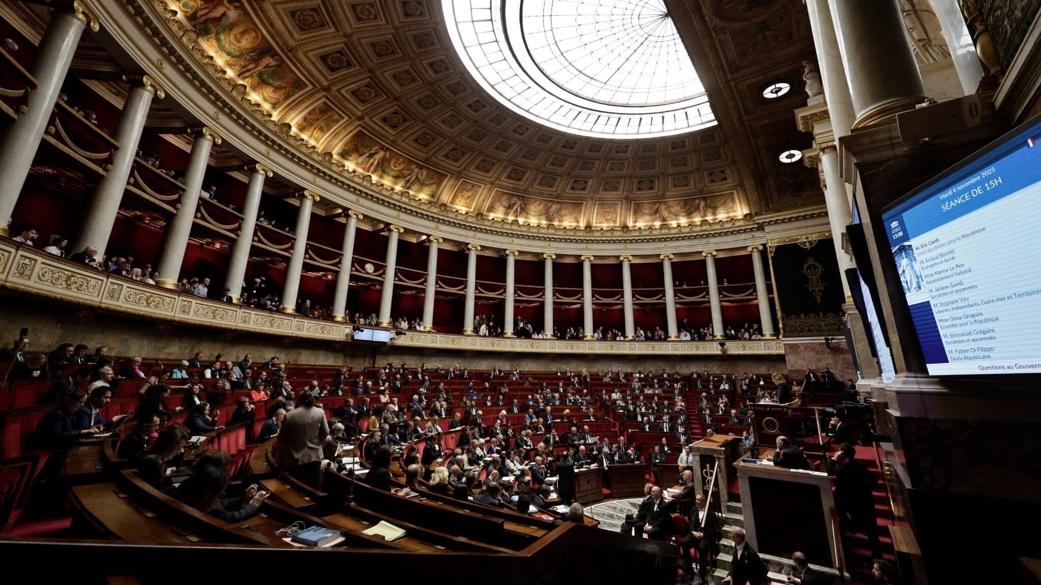 Des députés lors d'une séance à l'Assemblée nationale