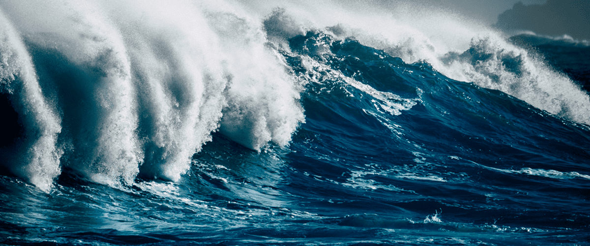Port japonais avec mer calme après le séisme