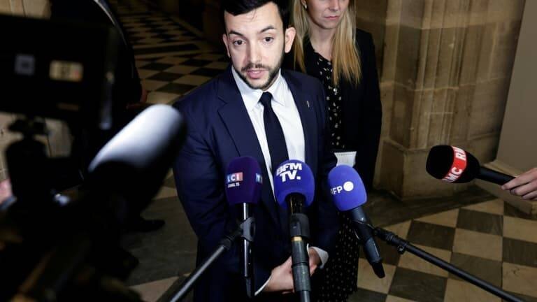 Jean-Philippe Tanguy lors d une intervention à l Assemblee
