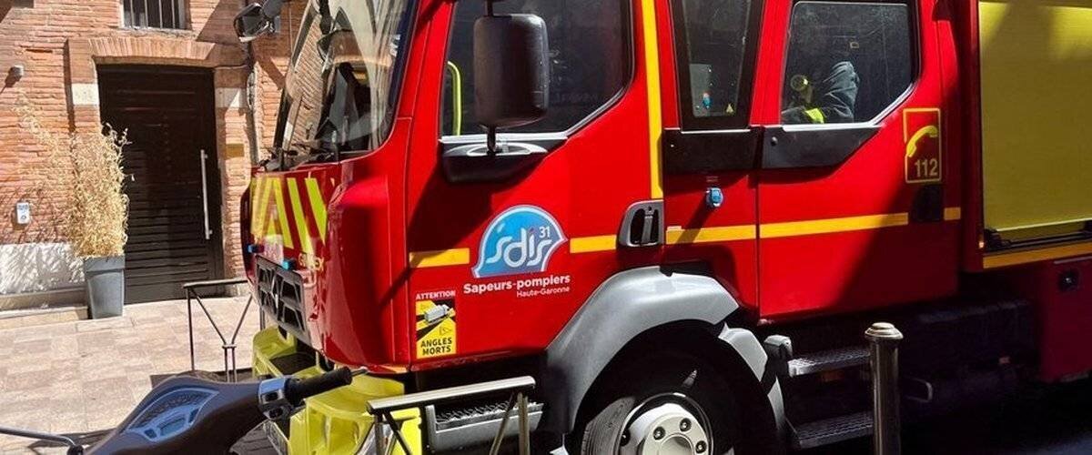 Incendie près de Grenade, Toulouse, bâtiment résidentiel