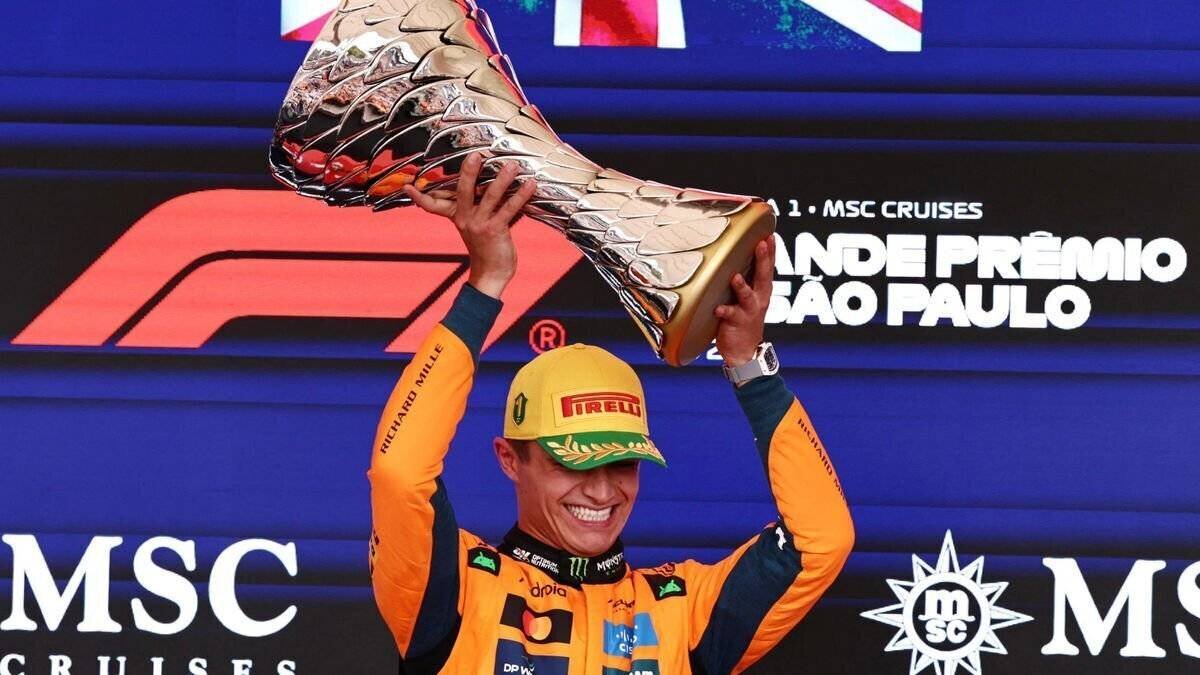 Lando Norris au GP du Brésil de Formule 1