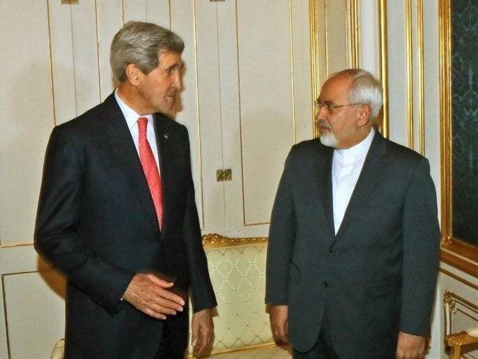 John Kerry et Mohammad Javad Zarif, Vienne, 23 novembre 2014.