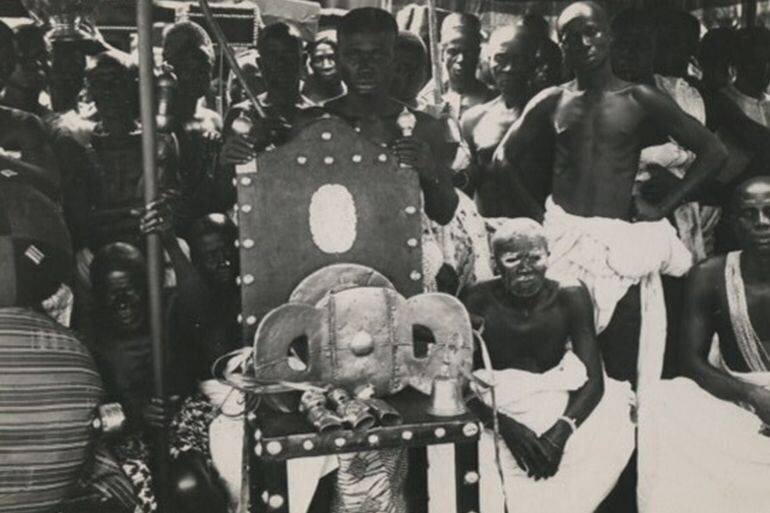 Trône d'or des Ashanti (Archives nationales du Royaume-Uni)