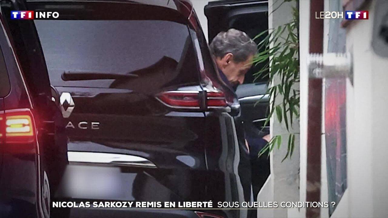 Nicolas Sarkozy remis en liberté sous conditions