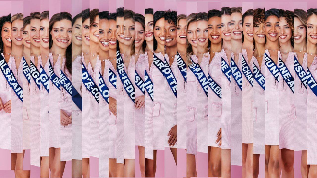 Candidats Miss France 2026 en séance photo officielle