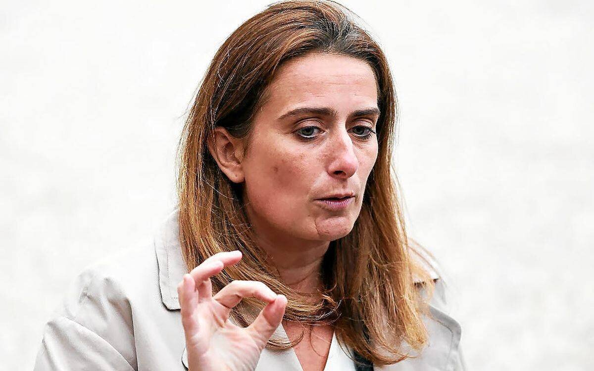 Photo de Marine Tondelier lors de Sainte-Soline (Le Télégramme)