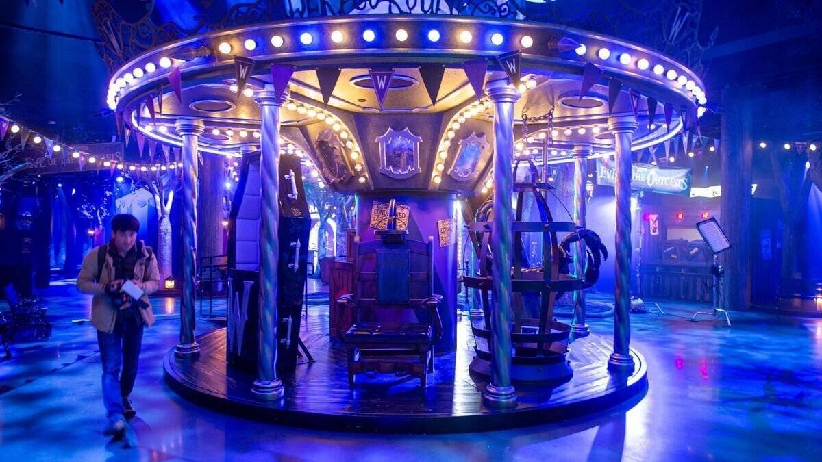 Intérieur d'une Netflix House dans un centre commercial