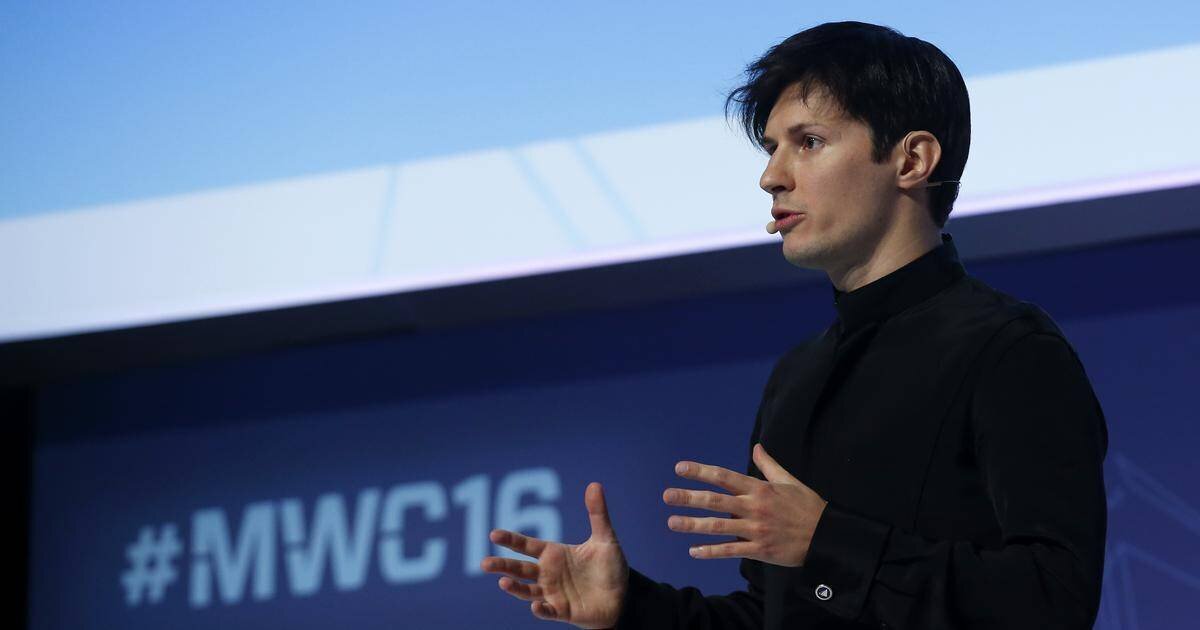 Pavel Durov lors d'un déplacement lié à Telegram