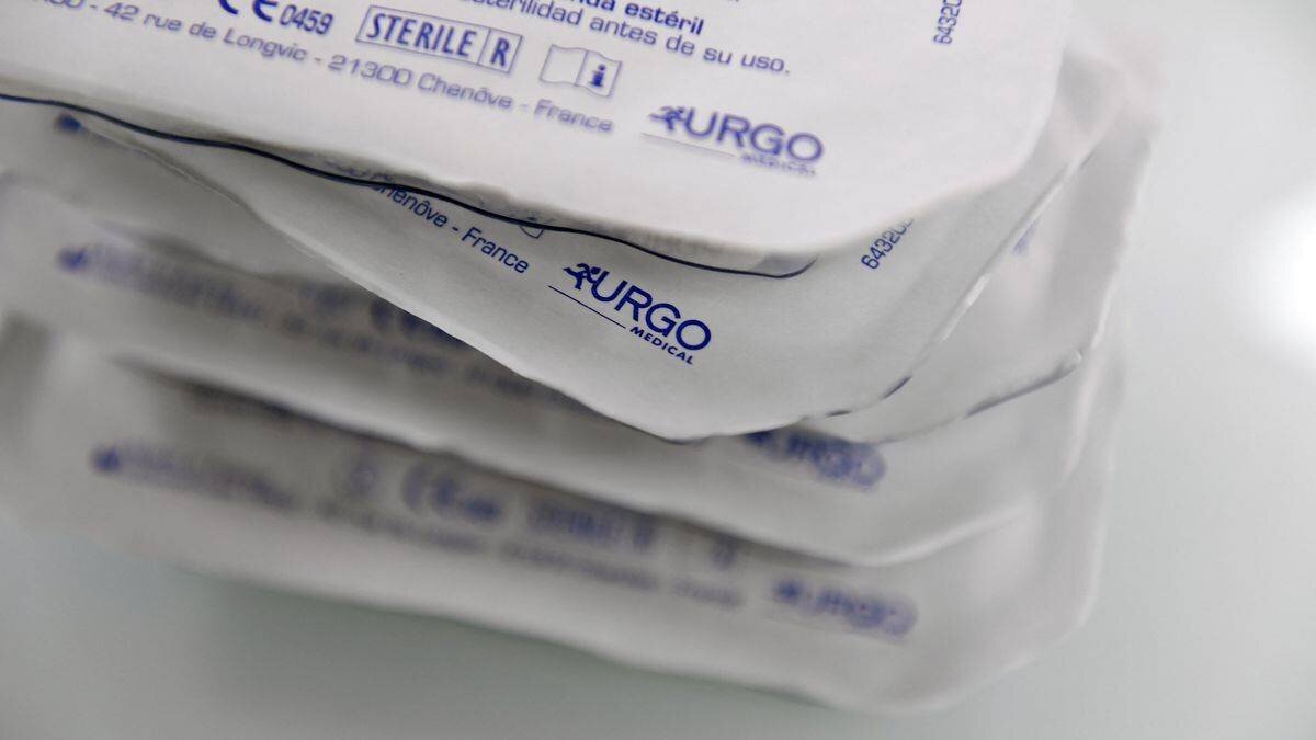 Vue d'une usine Urgo en Loire