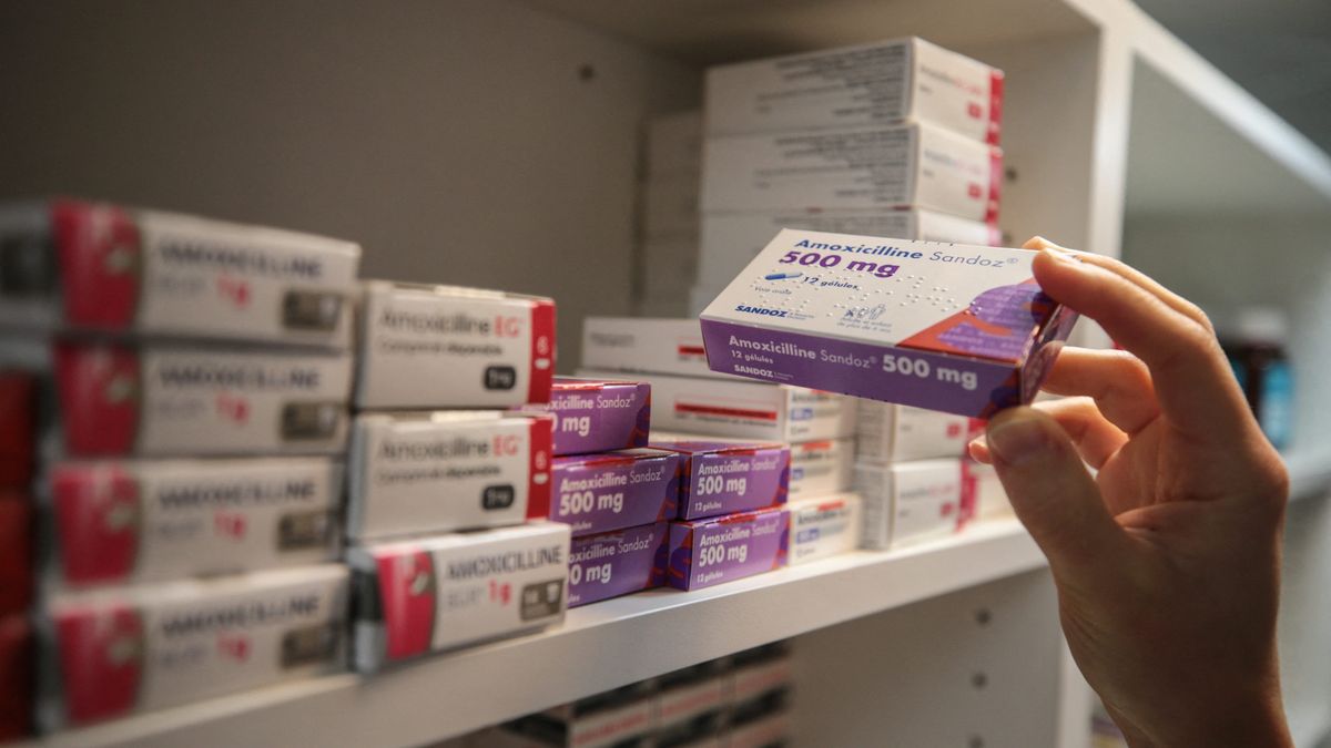 Graphique montrant la consommation d'antibiotiques en France