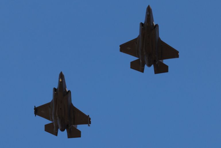 F-35 en approche d'atterrissage