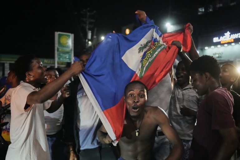 Supporters célébrant la qualification d'Haïti pour la Coupe du monde 2026