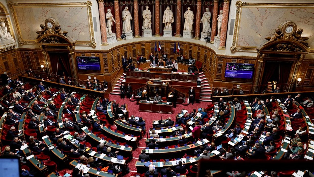 Vue du Sénat lors d’un débat sur la proposition de loi