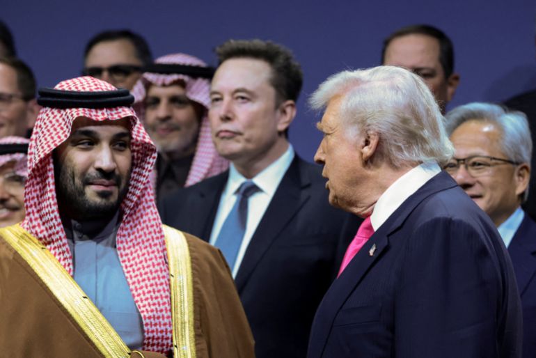 Donald Trump lors du Forum américano-saoudien pour l'investissement, Washington, novembre 2025.