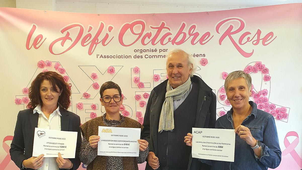 Rassemblement Octobre Rose à Ax-les-Thermes